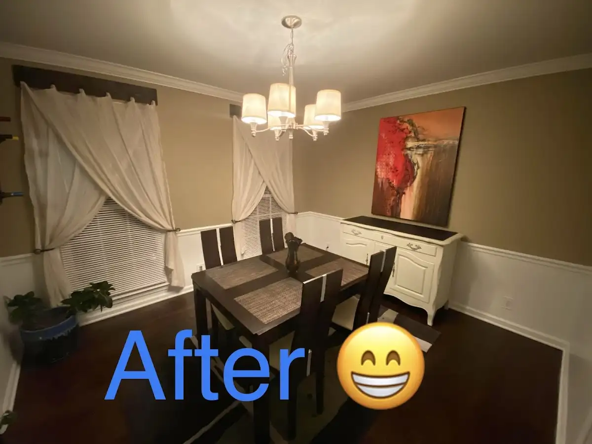 Professional dining room restoration after water damage in Lexington
